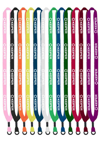 Lanyard w/ Metal Crimp & Rubber O-Ring