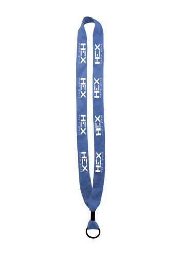 Knitted Lanyards With Metal Crimp
