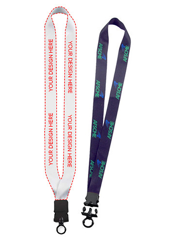1 in. Lanyards w/Snap-Buckle