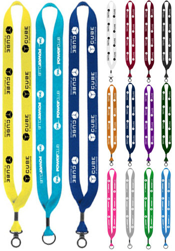 Economy Metal Criimp and O-Ring Attachement Lanyards