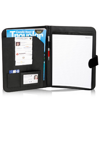 Prestige Black Leather Portfolios
