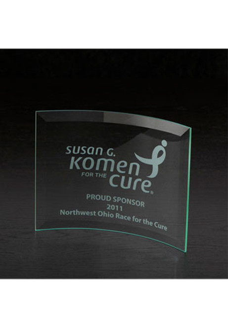 Chronicle Medium Jade Crystal Award