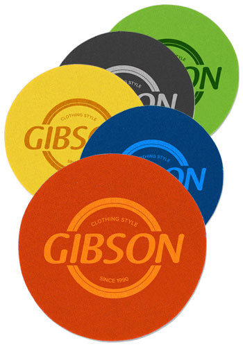 4 inch Round Foam Bud Coasters