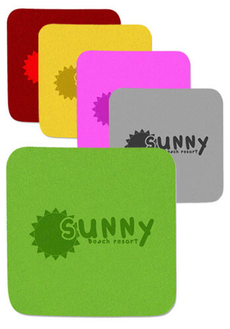 4 inch Squared Foam Coasters