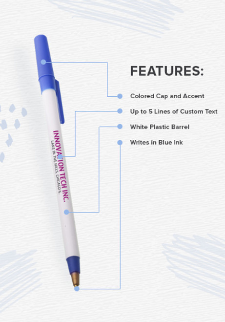 Blue Ink Value Ballpoint Pens