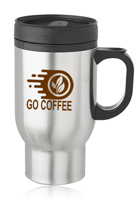 Buy Stainless Steel Personalized Travel Mugs Printed