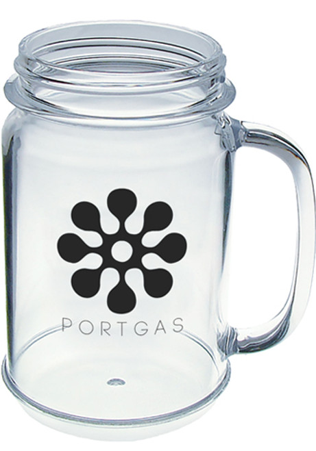 16 oz. Acrylic Mason Jar Mugs