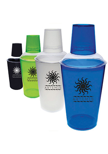 16 oz. Translucent Plastic Cocktail Shakers