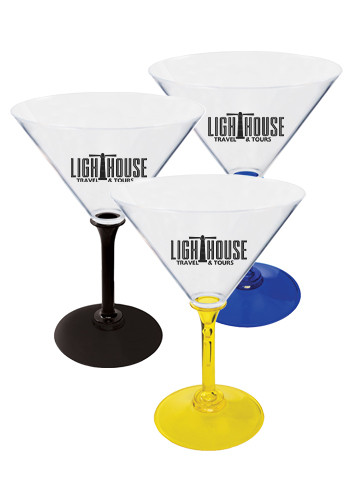10 oz. Plastic Martini Glasses