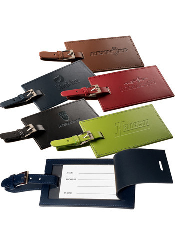 Rectangle Leather Luggage Tags