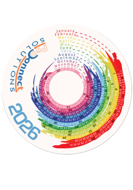 Color Splash Calendar Mouse Pads