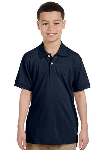 Harriton Youth Pique Polo Shirts