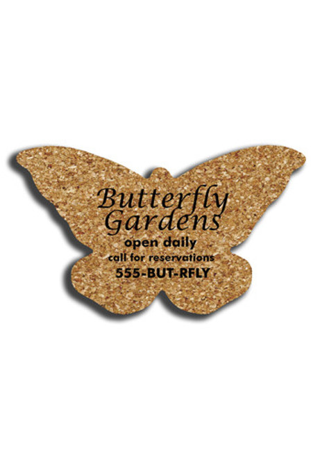 5.5 inch Cork Butterfly Coasters