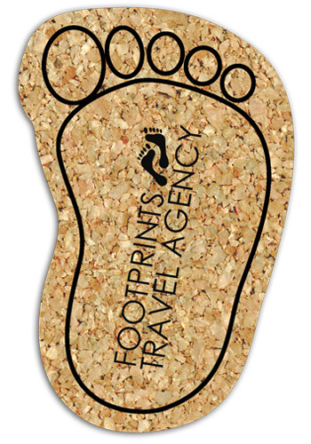 5.125 inch Cork Foot Coasters
