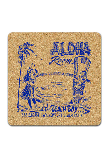 4 inch Cork Square Coasters