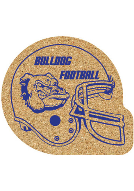 5.25 inch King Size Cork Football Helmet Coasters