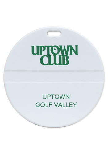 Round Golf Bag Tags
