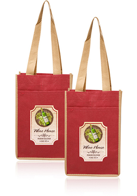 Two Bottle Non-Woven Wine Bags
