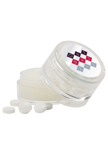 Sugar-Free Mints & Natural Lip Balm in Double Stack Jar