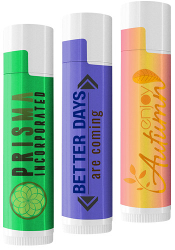 Natural Lip Balms in White Tube