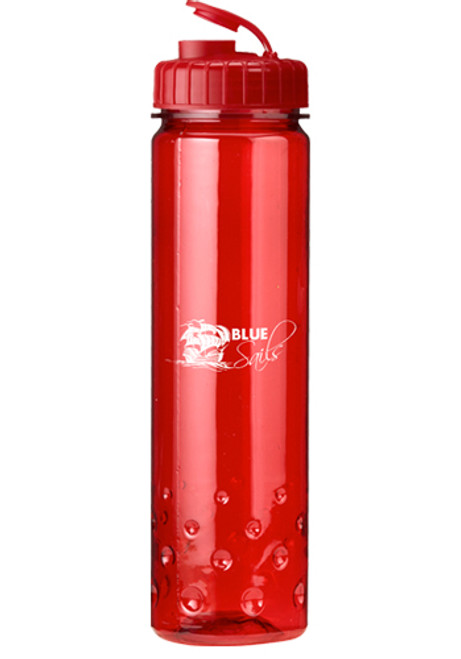 24 oz. Plastic Water Bottles with Secure Lid