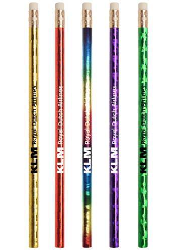 Jo-Bee Prismatic Foil Wrap Pencils