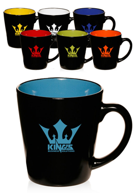 12 oz. Two Tone Latte Mugs