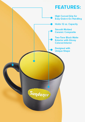 12 oz. Two Tone Latte Mugs