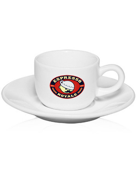 2.5 oz. Porcelain Espresso Cups with Saucer
