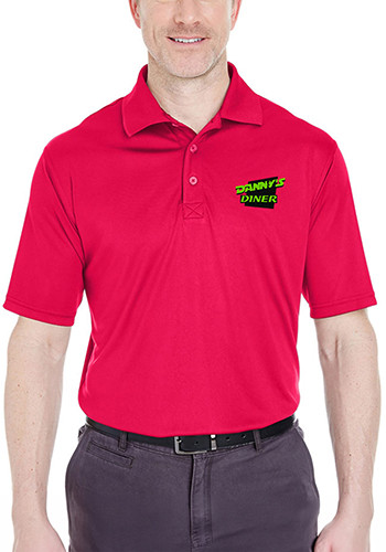 UltraClub Men's Snag-Resistant Polo Shirts