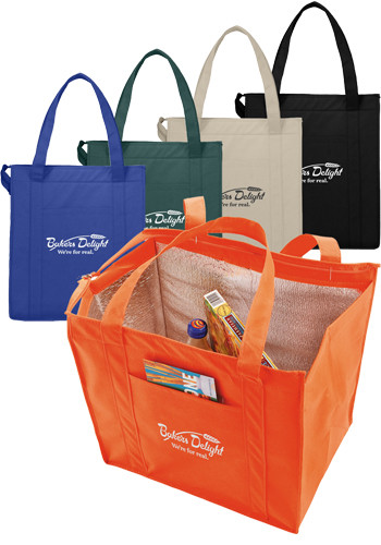 Hercules Insulated Grocery Tote Bags