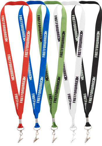 Lanyard with Bulldog Clips
