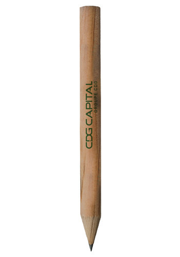 Round Natural Finish Golf Pencils