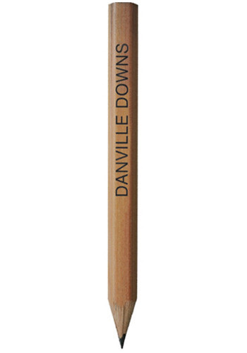Hex Natural Finish Golf Pencils