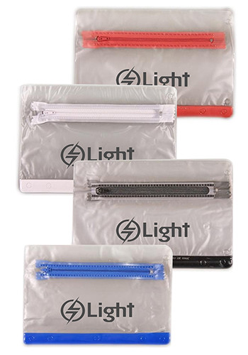 Clear Vinyl Zippered Packs
