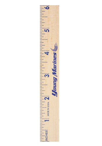 6 inch Flat Wood  Rulers