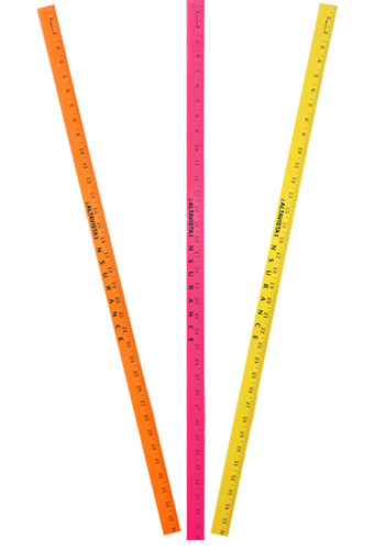 Fluorescent Yardsticks