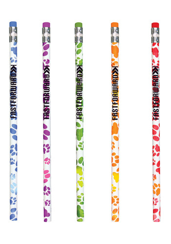 Paw Print Mood Pencils