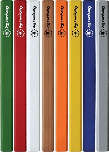 Enamel Finish Carpenter Flat Pencils