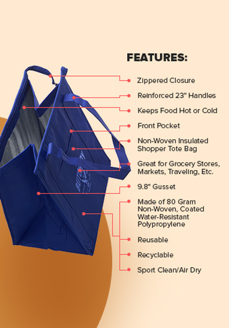 Non-Woven Insulated Tote Bags
