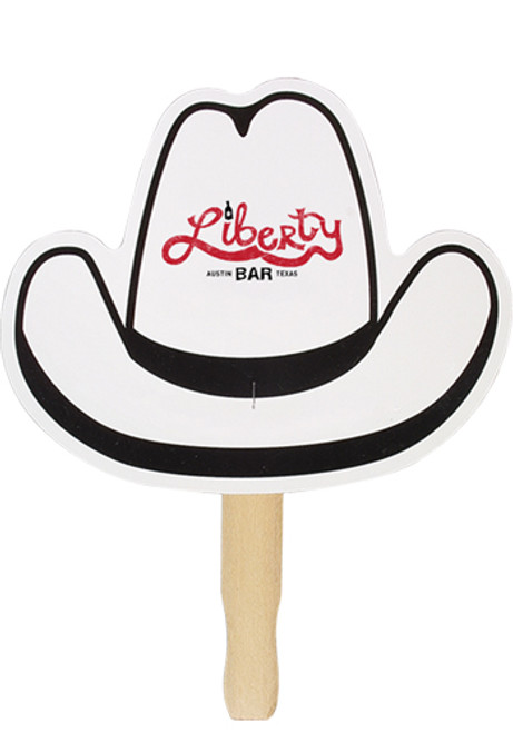 Cowboy Hat Shaped Hand Fans