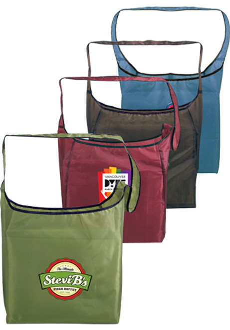 Full Color RPET Fold-Away Sling Bags