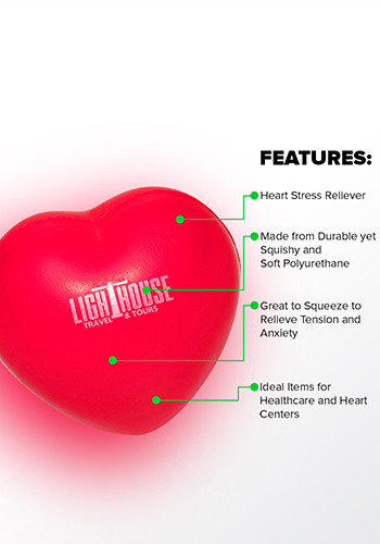 Red Heart Stress Balls