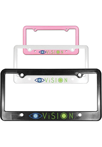 Heavy-duty Plastic License Plate Frames
