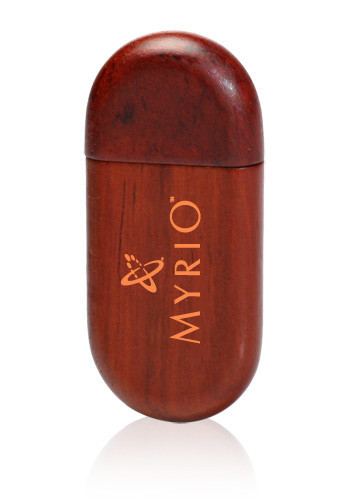 32GB Oval Wood Flash Drives
