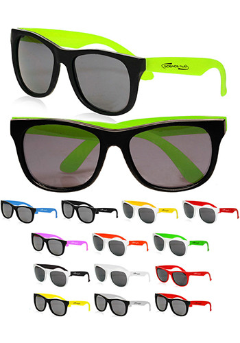 Two Tone Plastic Sunglasses