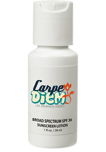 1oz. SPF 30 Sunscreen Bottles