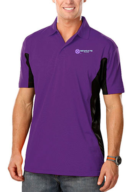 Blue Generation Mens Wicking Colorblock Polo