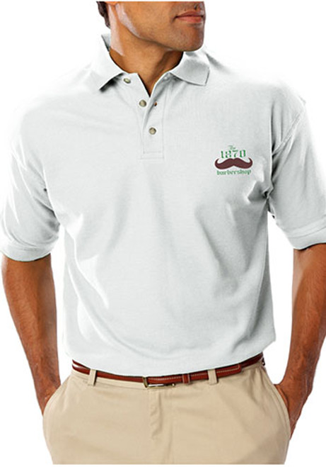 Blue Generation Men's Teflon Treated Polo Shirts w/o Pocket Blue Generation Men's Teflon Treated Polo Shirts w/o Pocket