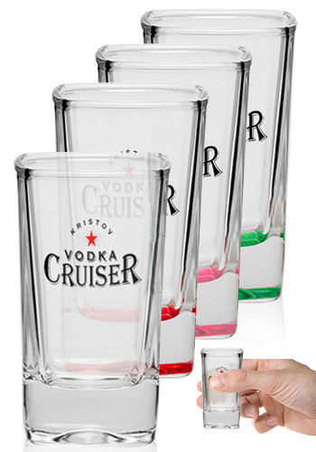 3 oz. ARC Square Dessert Shot Glasses